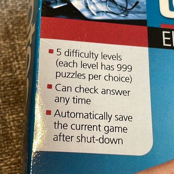 Totes Touch Screen Sudoku Pocket Size Included 1 Million Ways to Play - Picture 2 of 4